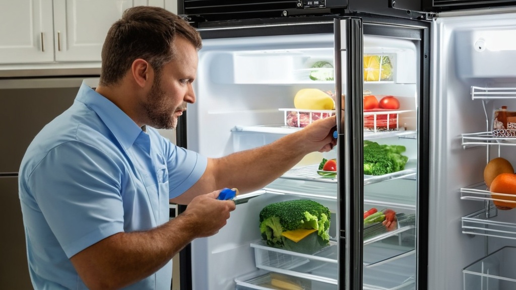 Keep Your Cool: Find Reliable Freezer Repair Service Near You Refrigerator repair technician at work
