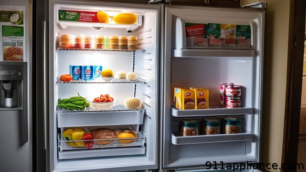 Three stocked under counter refrigerators