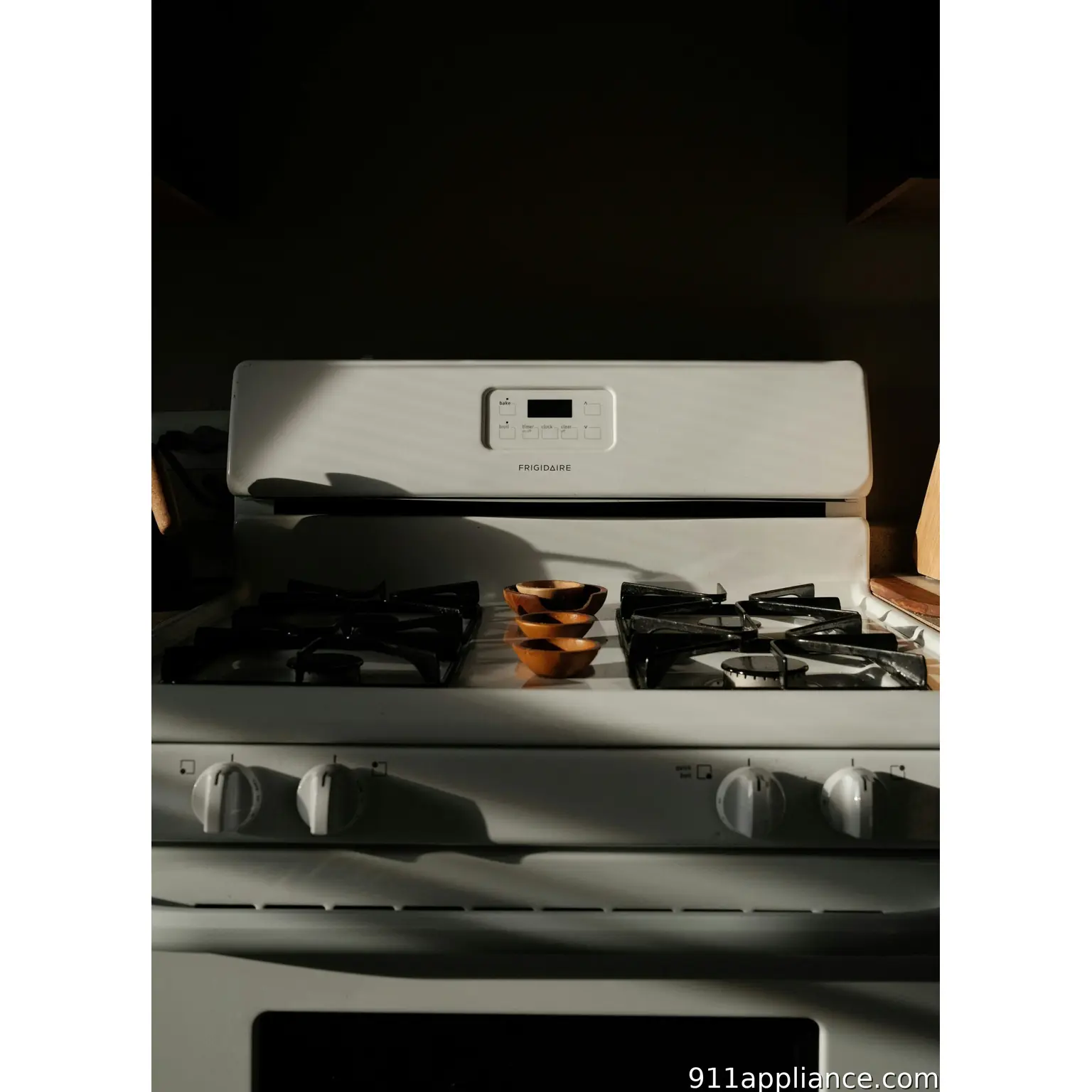 White gas stove cooking