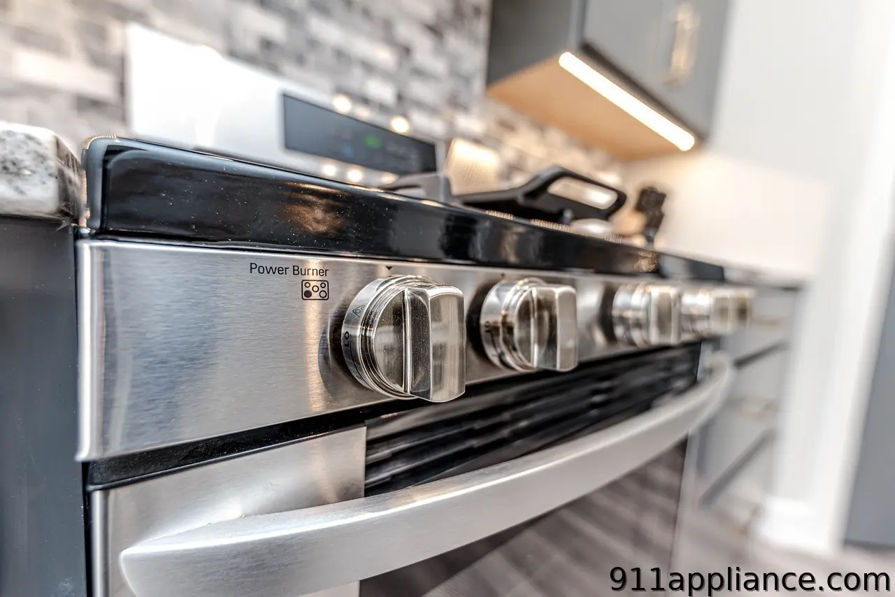 Stainless steel gas stove knobs