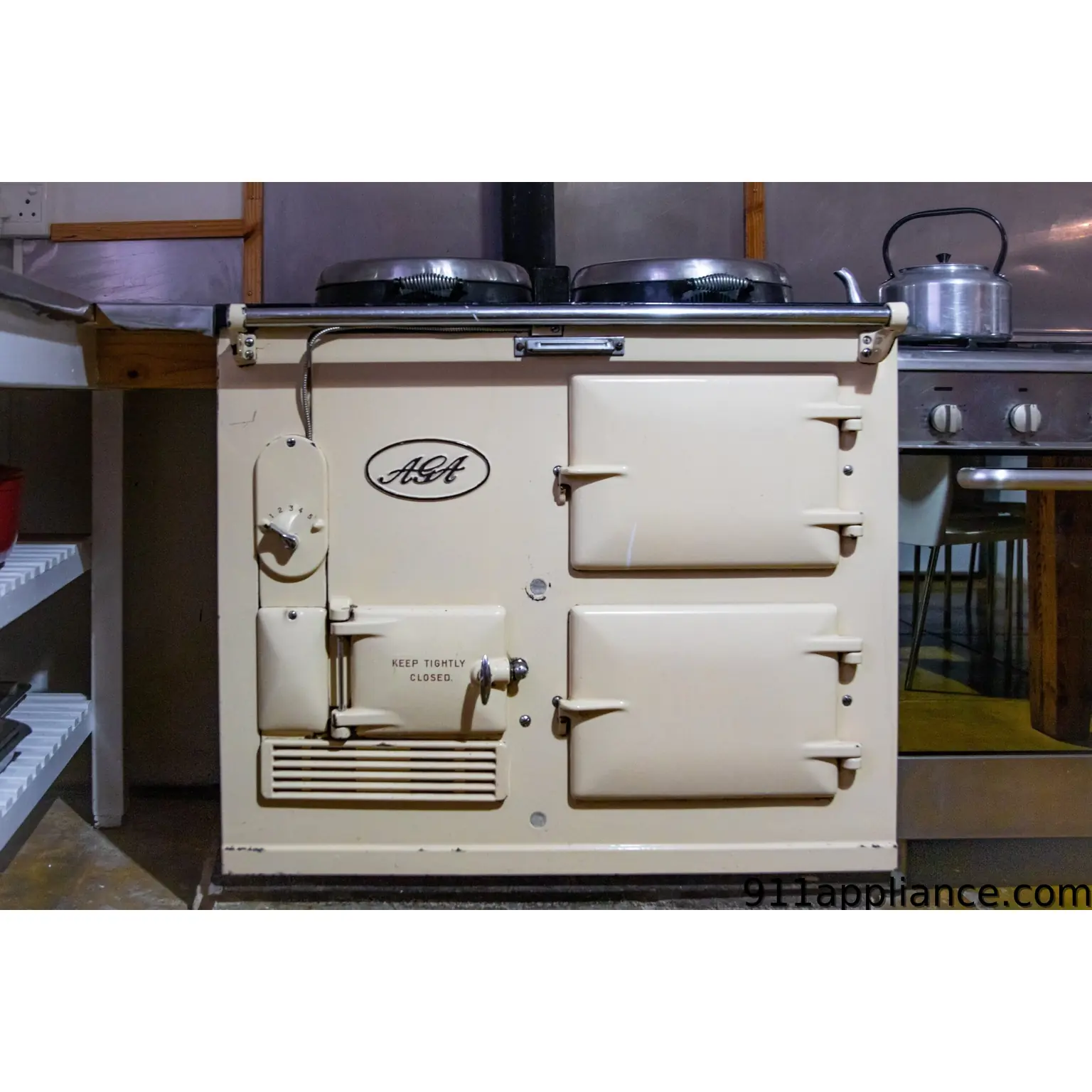 Cream AGA range cooker