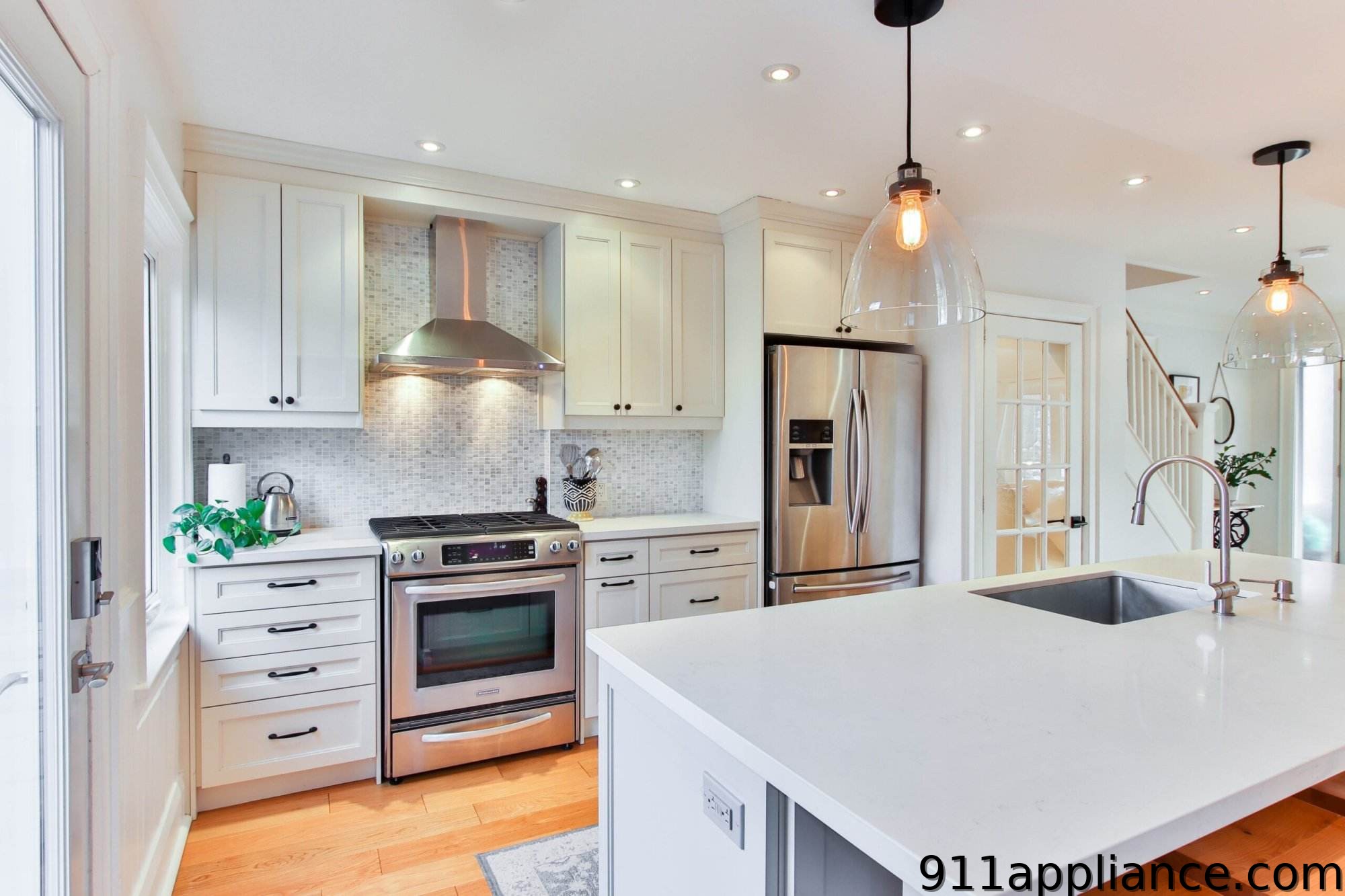 Modern kitchen with island