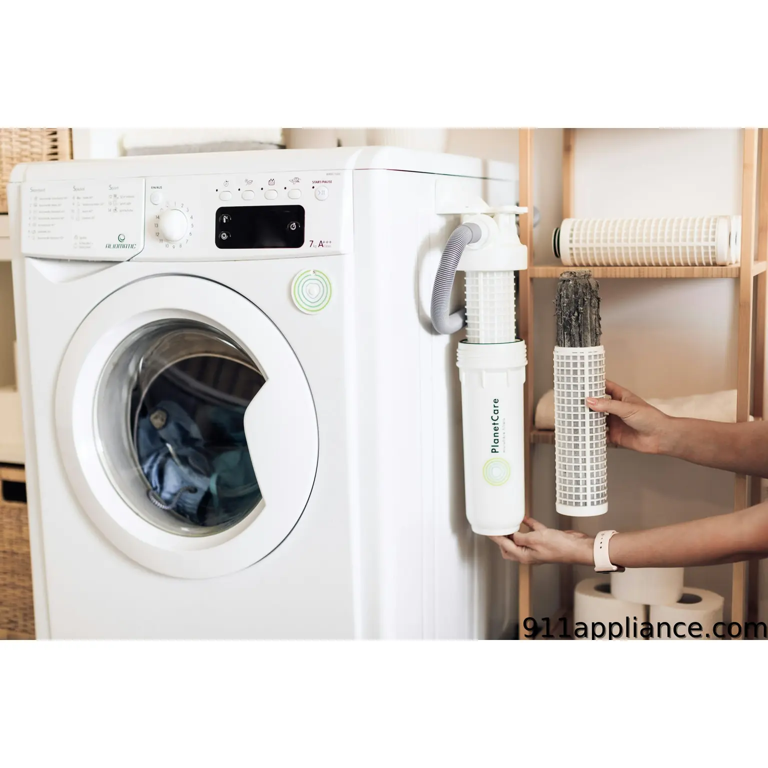 Washing machine filter system