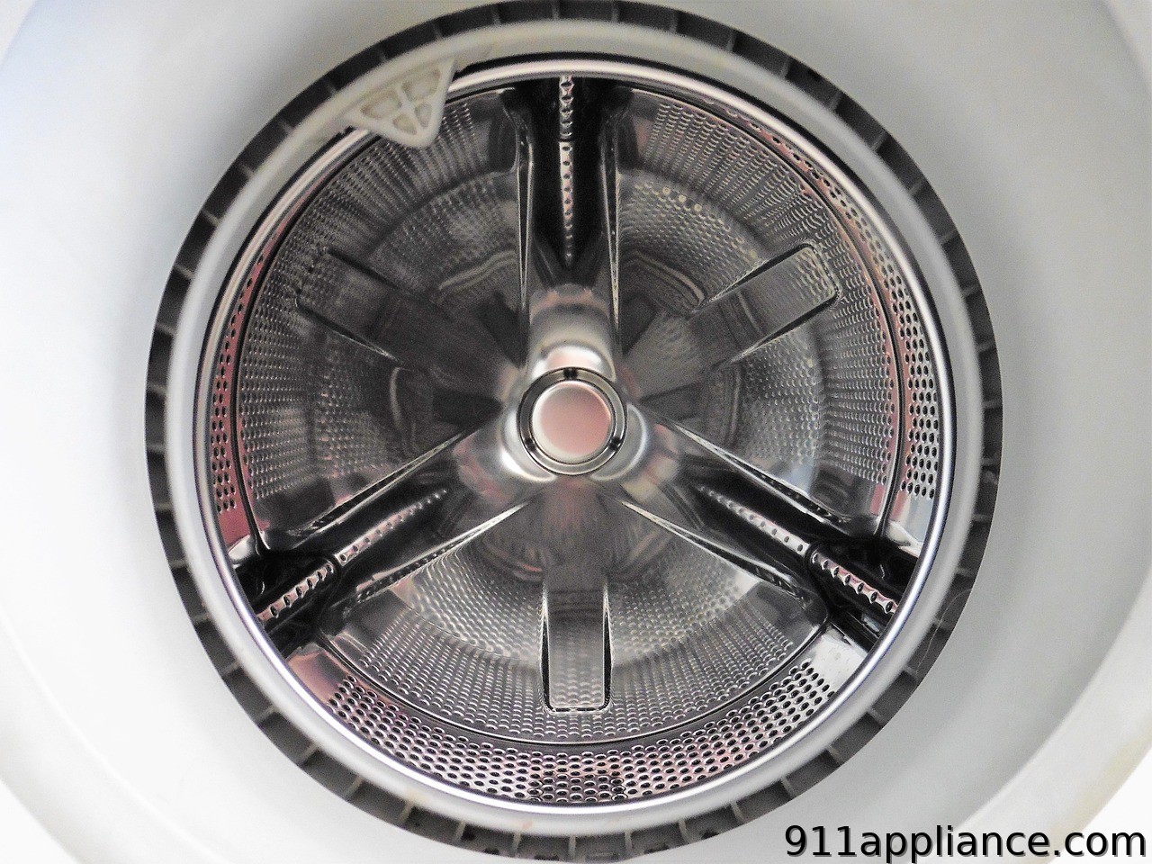 Washing machine drum interior