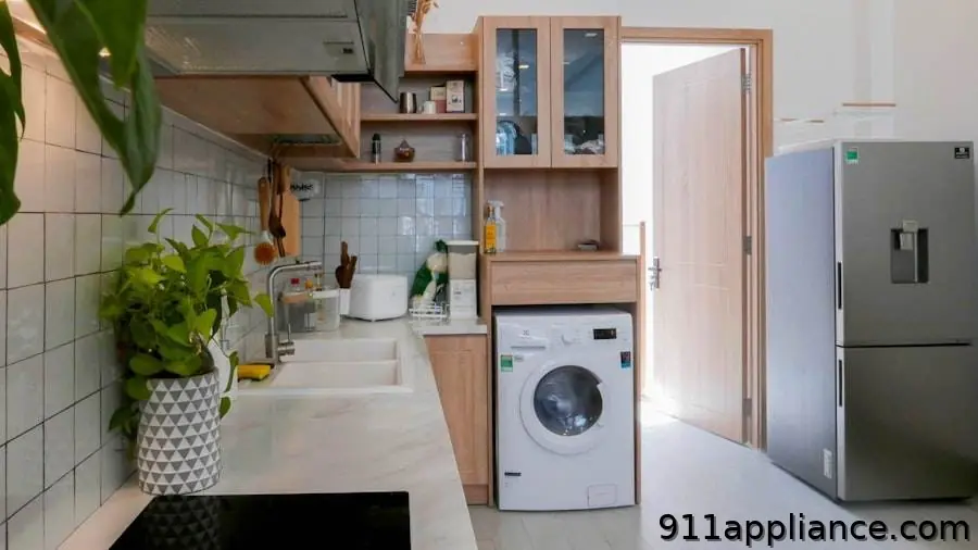Modern kitchen with appliances