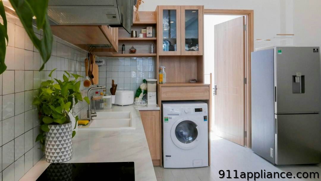 Modern kitchen with appliances