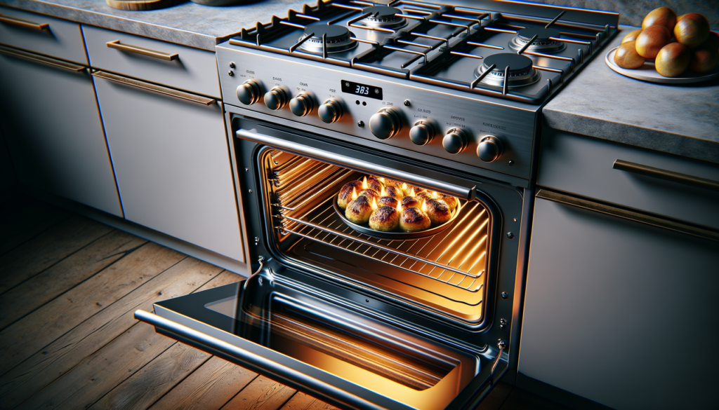 Oven baking pastry rolls