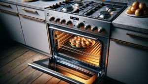 Oven baking pastry rolls