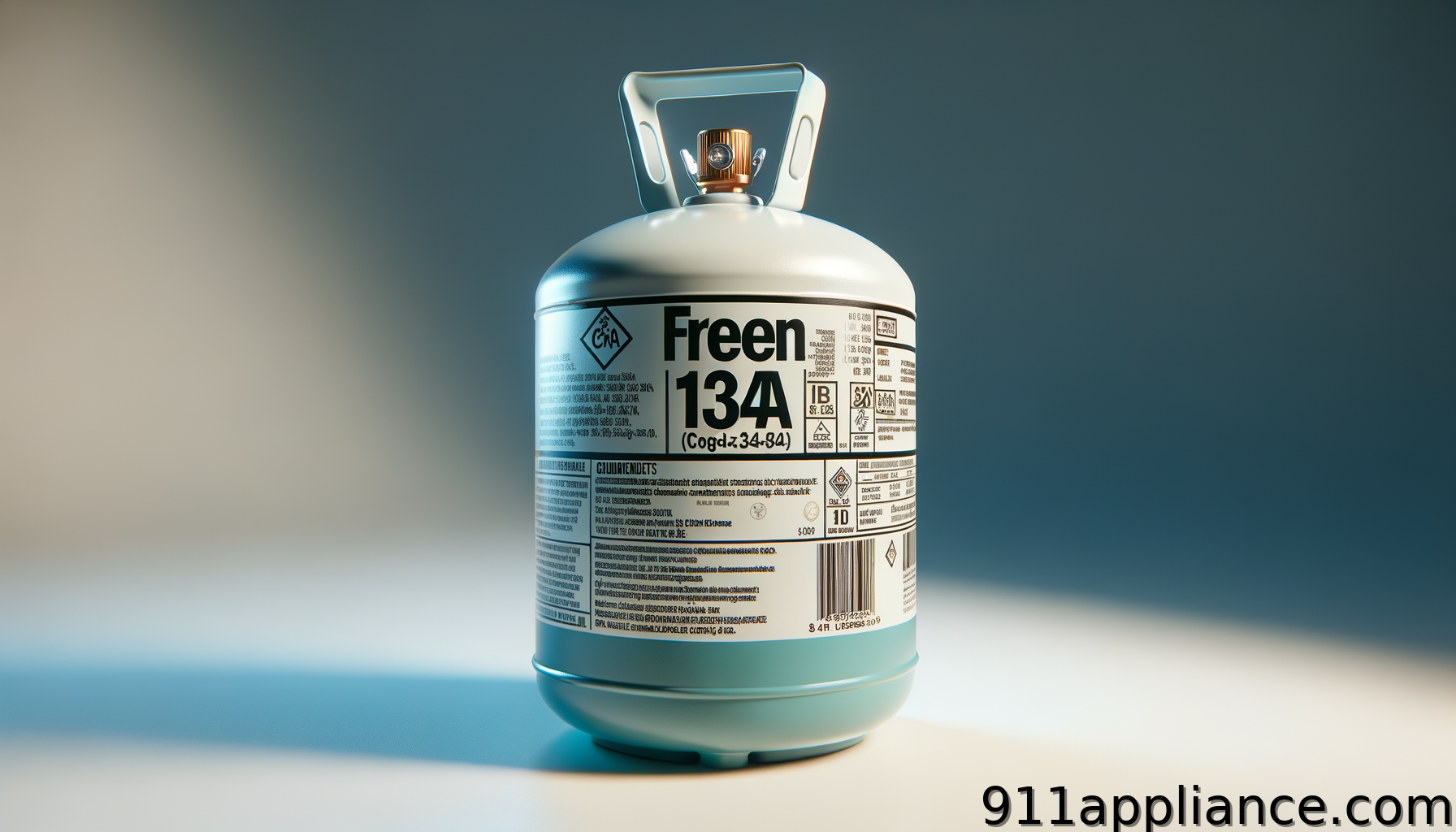 Freen 134A refrigerant cylinder