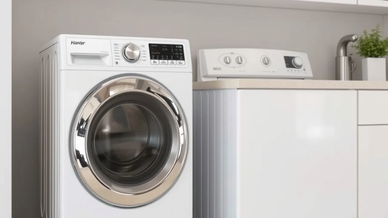 Front load washing machine and dryer