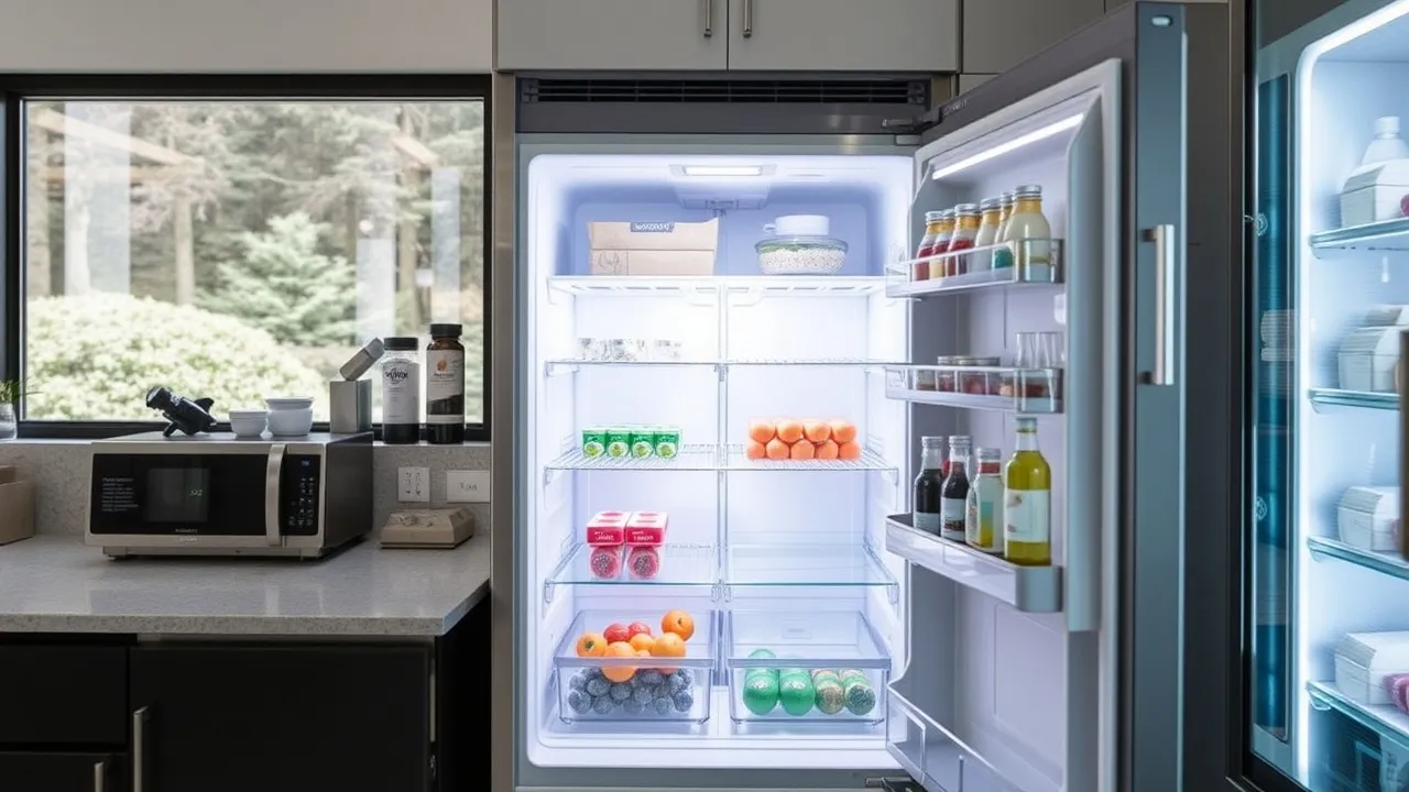 Expert Refrigerator Repair Service: Fixing Your Fridge Hassle-Free Open refrigerator with food.