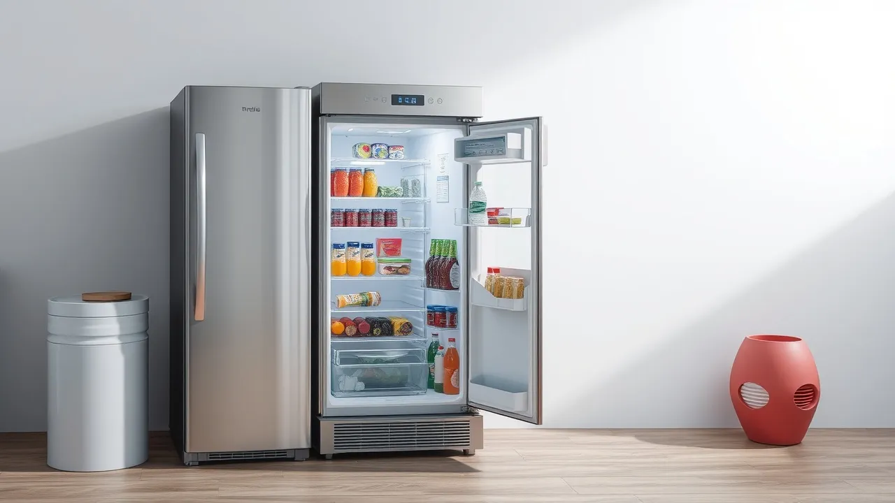 Expert Fridge Repair Services: Keeping Your Kitchen Cool Stainless steel refrigerator with food
