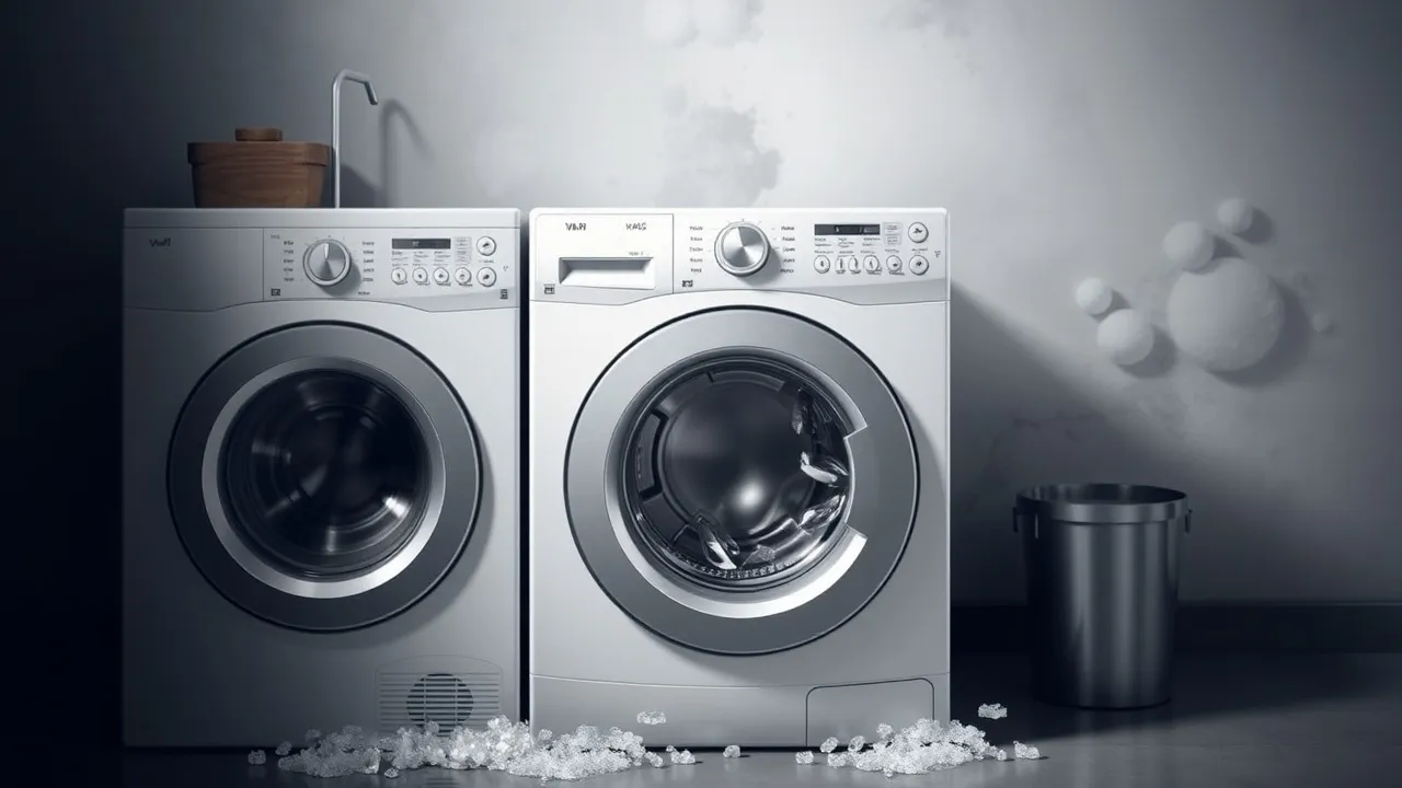 Quick and Easy Washer Dryer Repair Near Me Two washing machines in laundry room