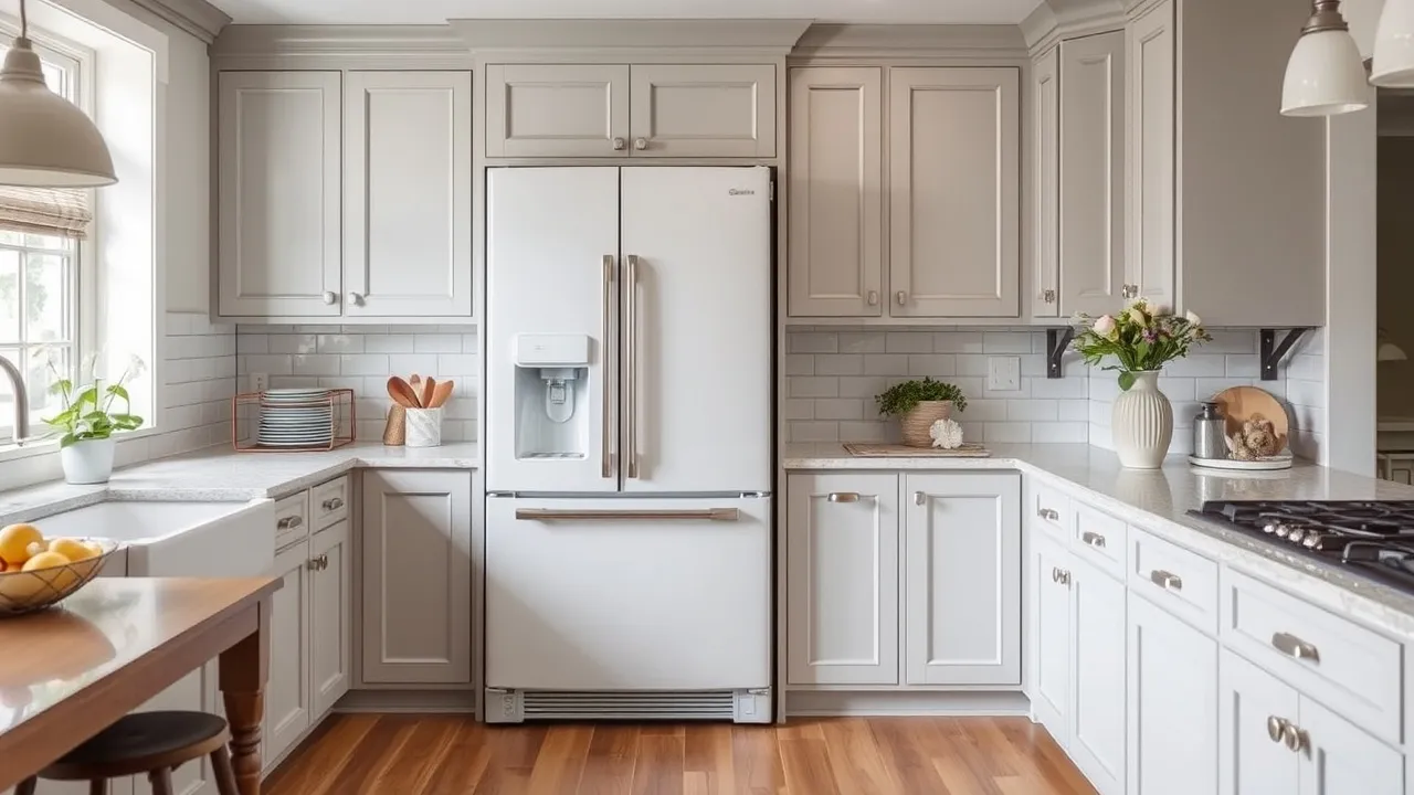 What Is The Most Reliable Refrigerator Brand In 2026 Bright modern grey kitchen remodel