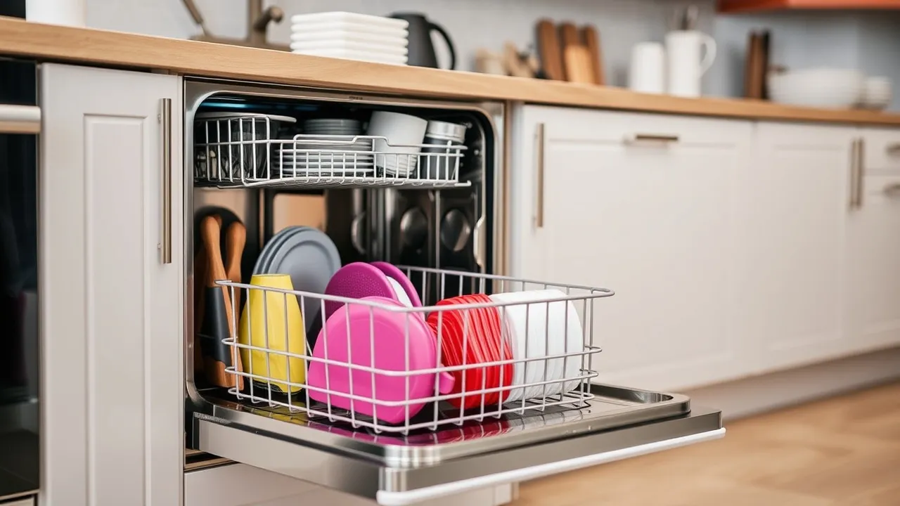 Expert Bosch Dishwasher Repair: Troubleshooting and Maintenance Tips Dishwasher loaded with colorful dishes