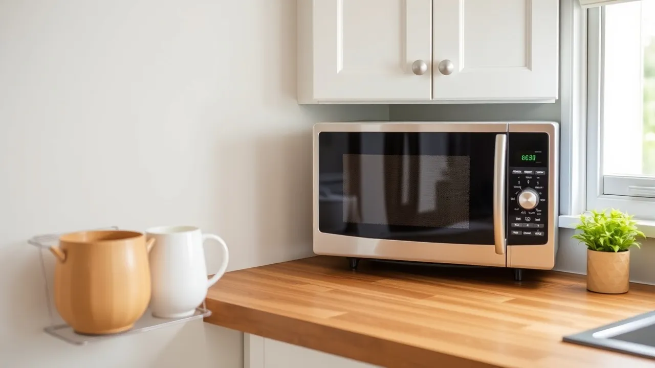 Fix Microwave: Troubleshooting Tips for Common Issues Modern kitchen microwave oven